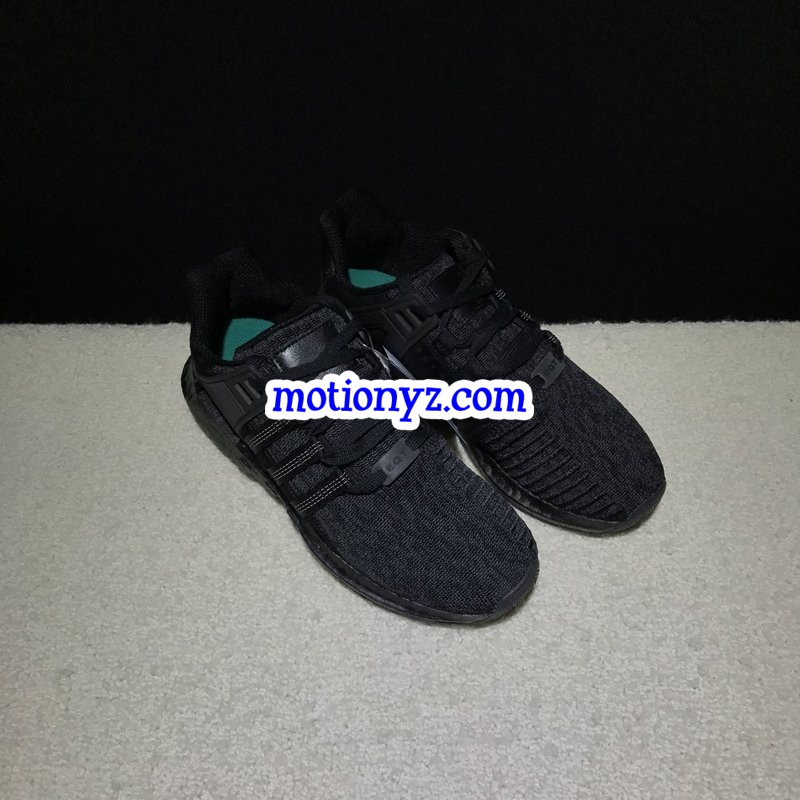 Real boost Adidas EQT Support 93/17 All Black